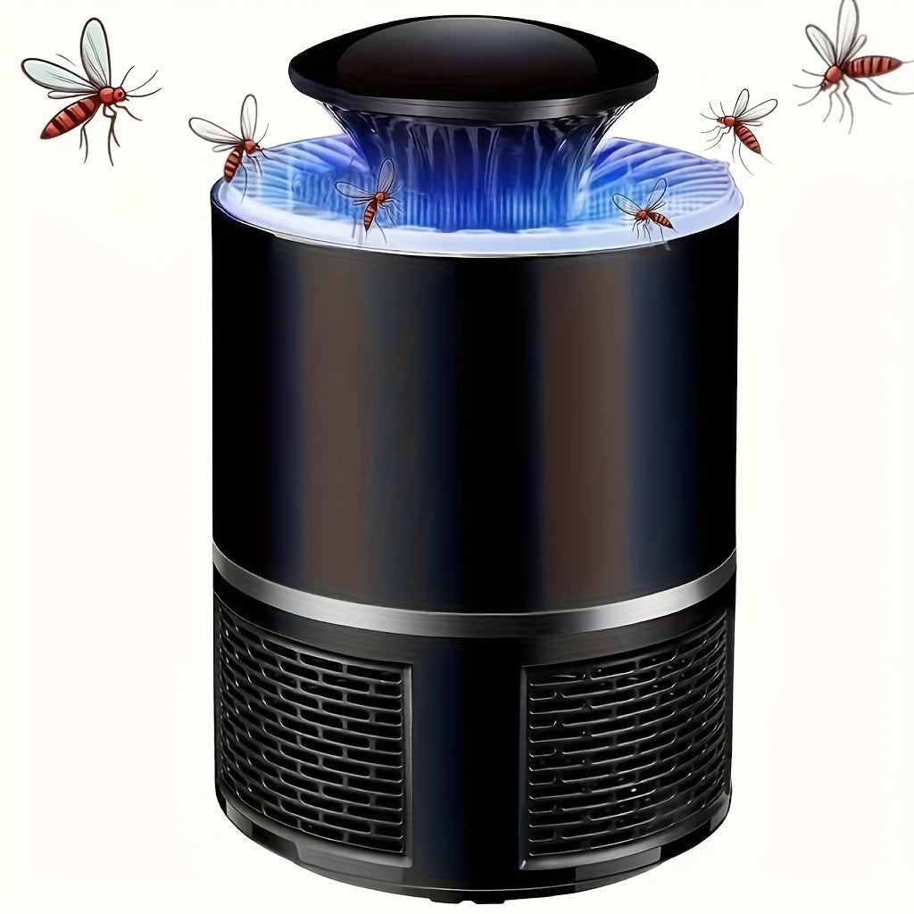USB Tyst Mygglampa – Automatisk Insektsfångare med Blått Ljus