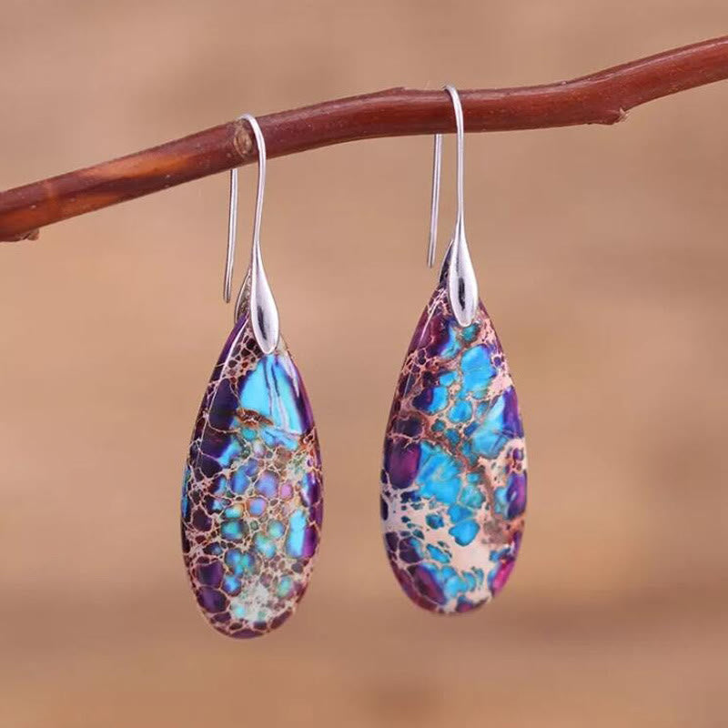 Tårformade Kaiserstone Örhängen – Amara