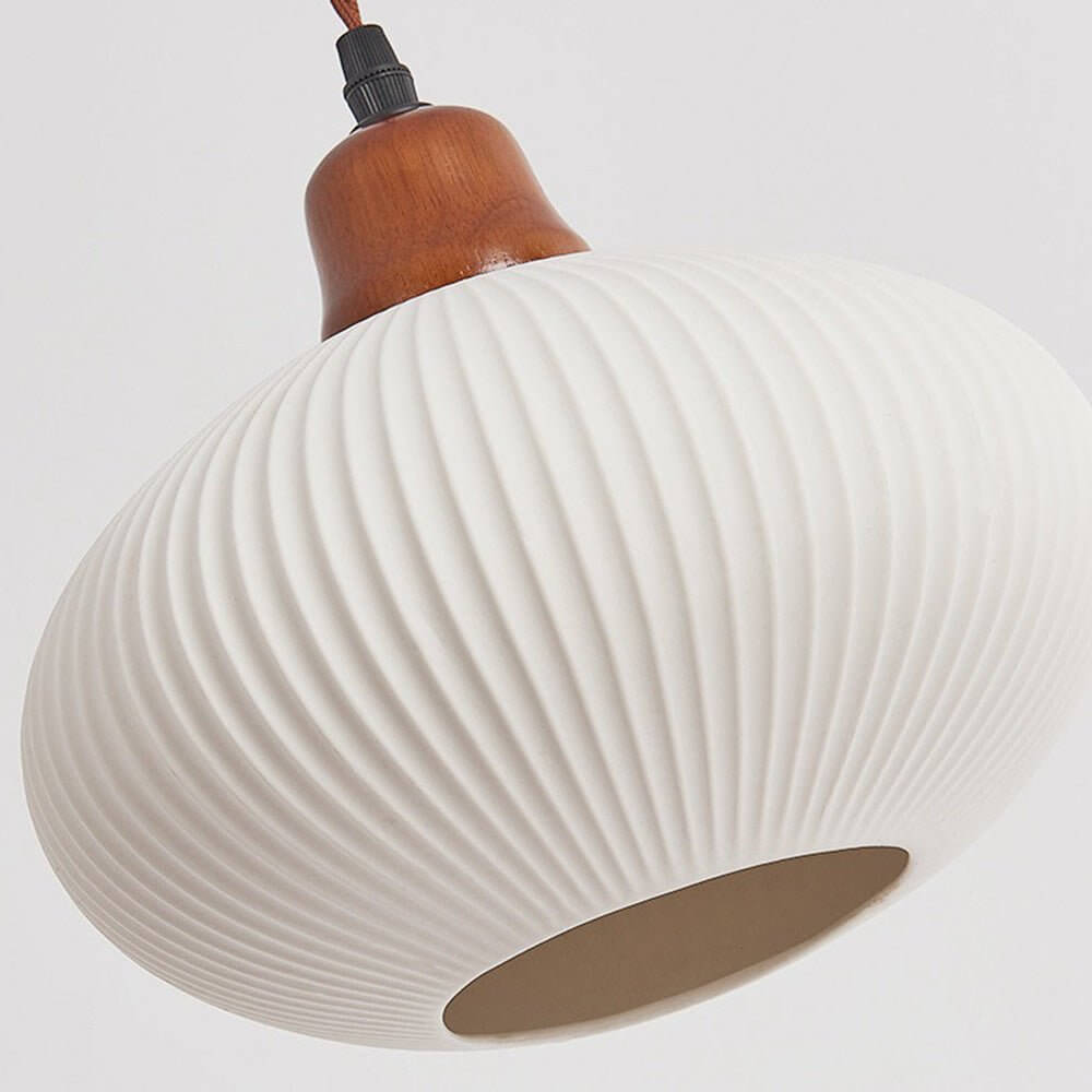 Stilren Keramisk Taklampa - Rustik Design