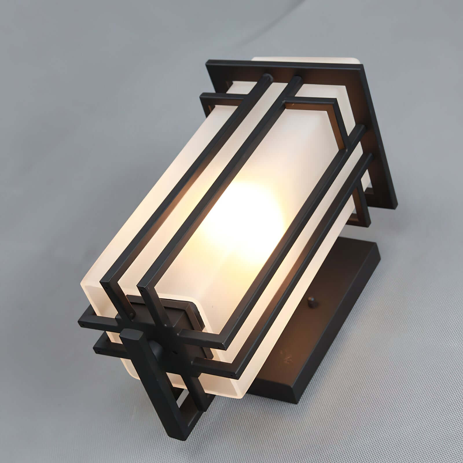 Utomhus Vägglampa - Järn & Glas