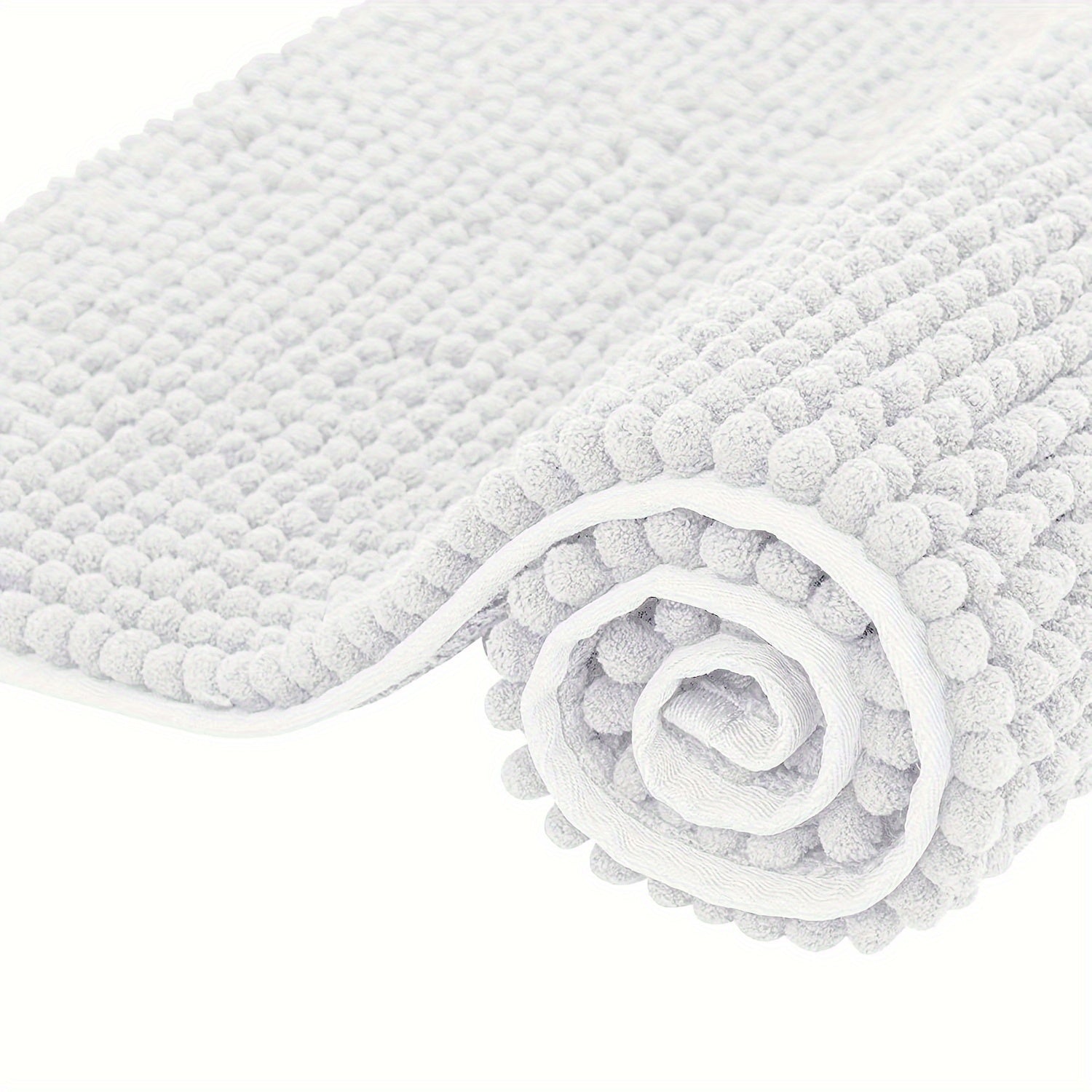 Ultra-Mjuk Chenille Badmatta – Perfekt för Badrum eller Entré