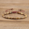 Flätad Armband med 2.4 mm Naturstenpärlor – Seraphina