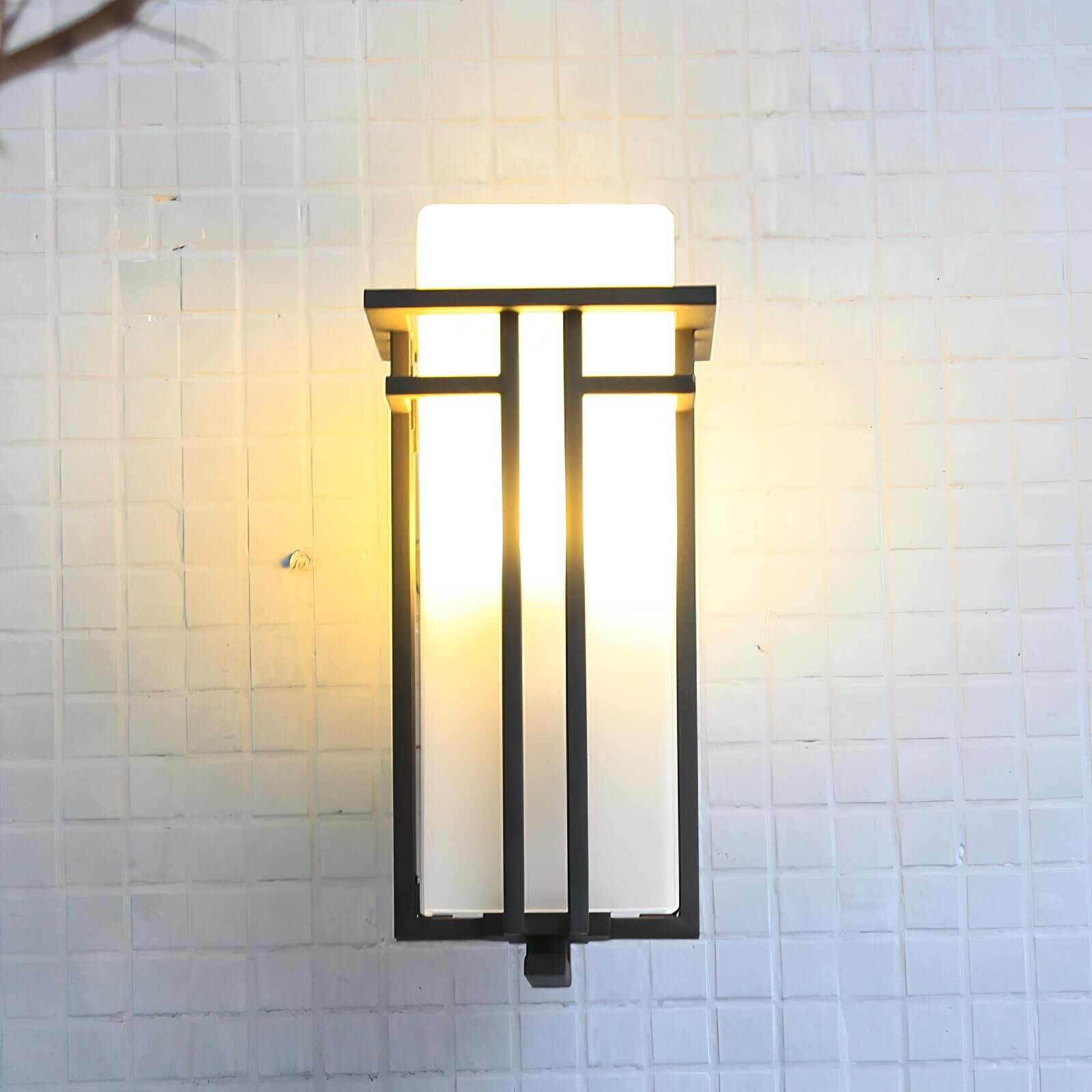 Utomhus Vägglampa - Järn & Glas