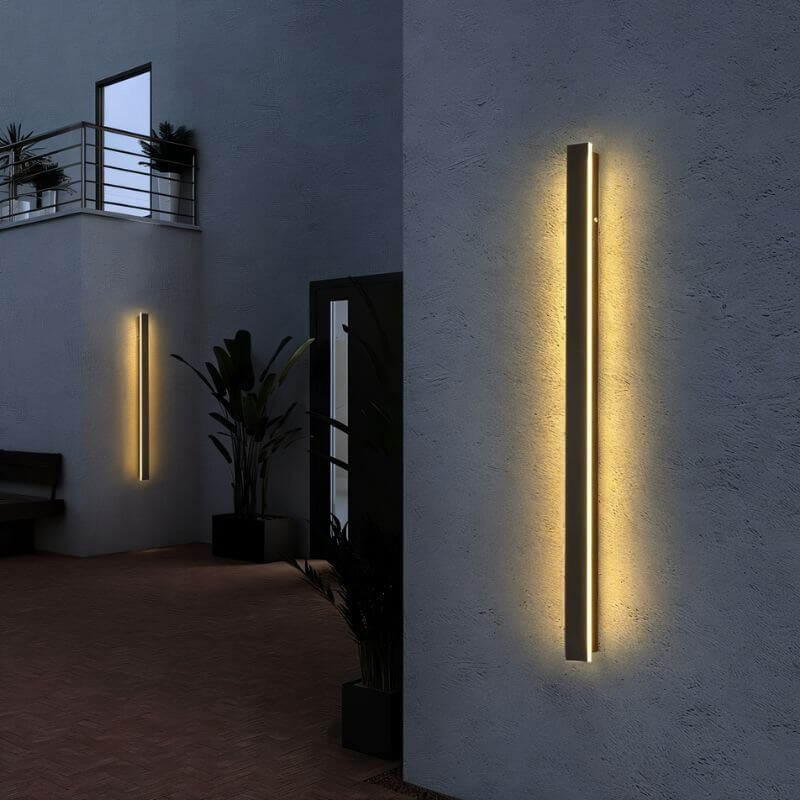 Modern LED Vägglampa Utomhus - Tidös Design