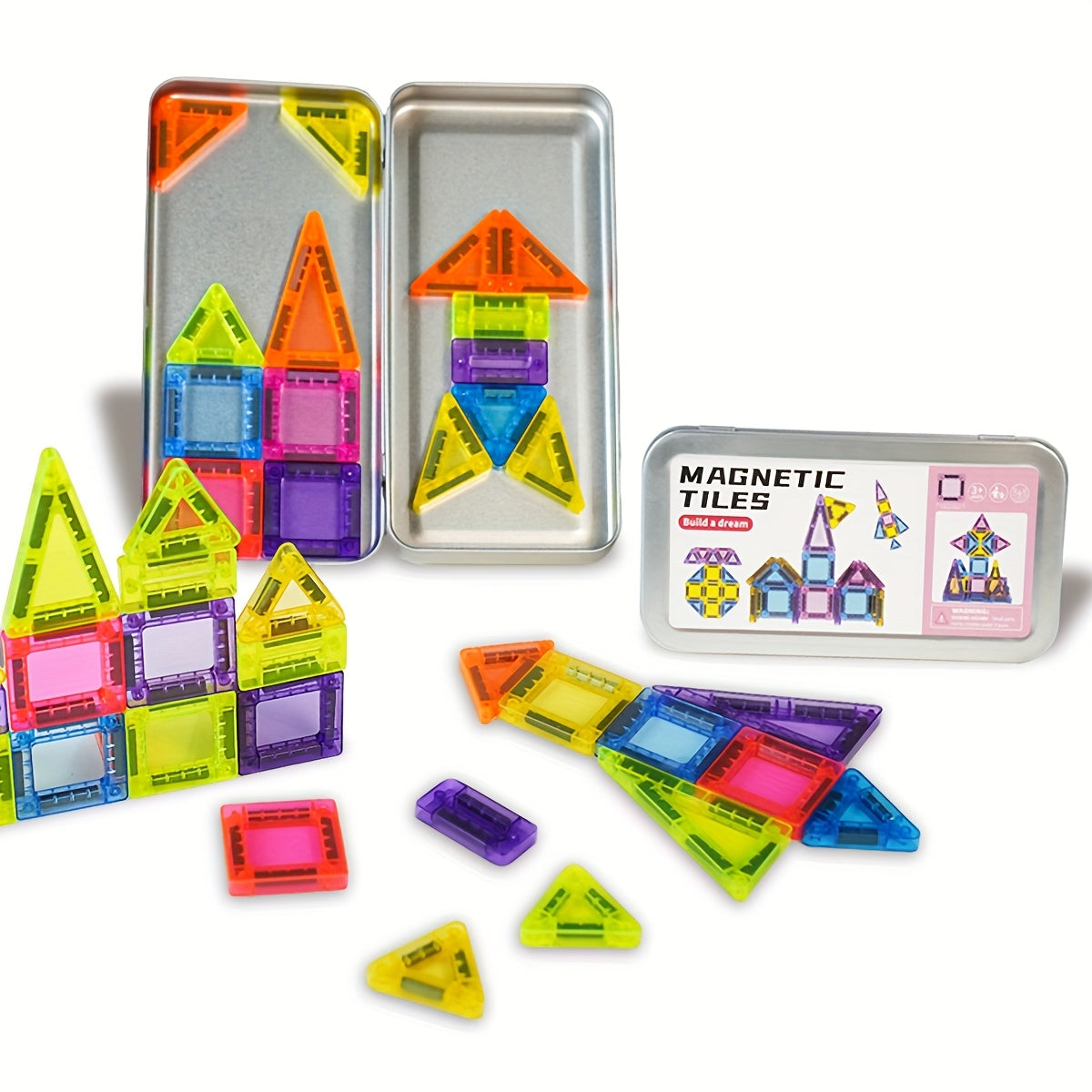 Mini Magnetiska Byggblock Set – Kompakt och Mångsidig Lekglädje