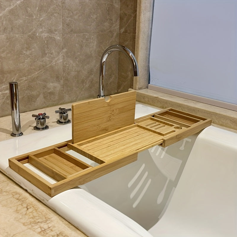 Lyxigt Badkarshyllan i Bambu – ZenBath
