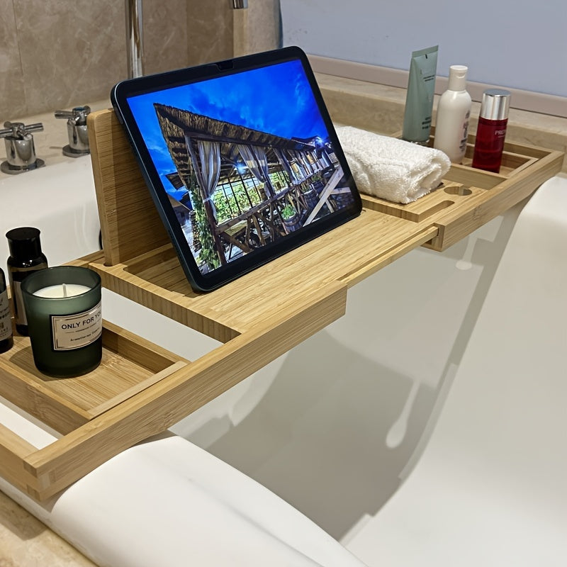 Lyxigt Badkarshyllan i Bambu – ZenBath