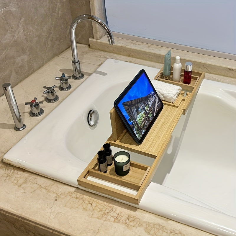 Lyxigt Badkarshyllan i Bambu – ZenBath