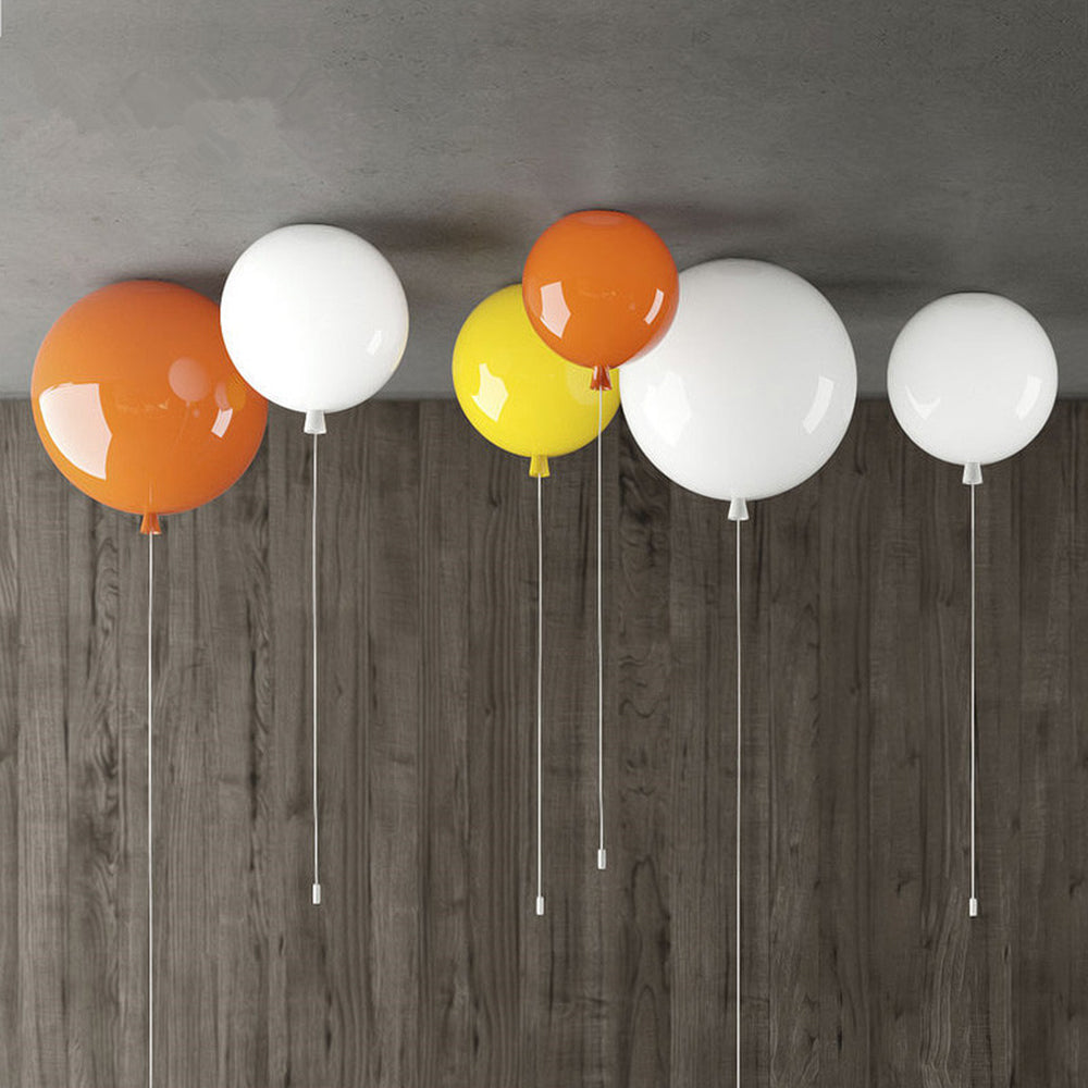 Kompakt Modern LED Ballong Taklampa – AuraLite