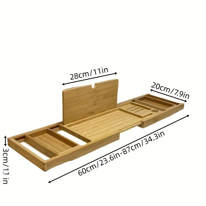 Lyxigt Badkarshyllan i Bambu – ZenBath