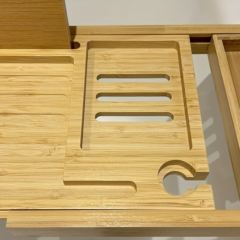 Lyxigt Badkarshyllan i Bambu – ZenBath