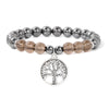 Naturlig Kristall Livets Träd Armband – Mila