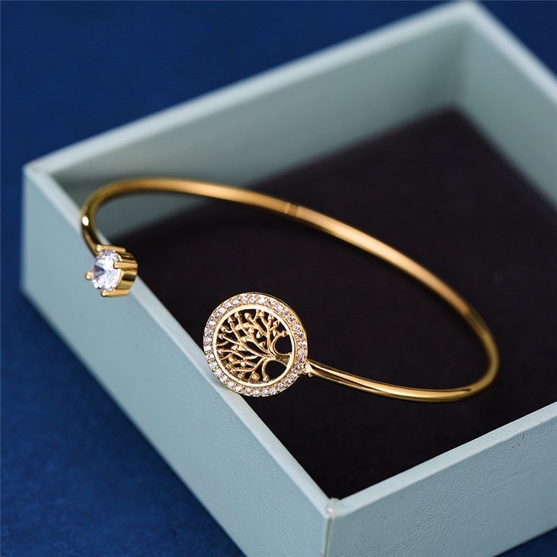 Klassisk Justerbar Livets Träd Armband – Gaia