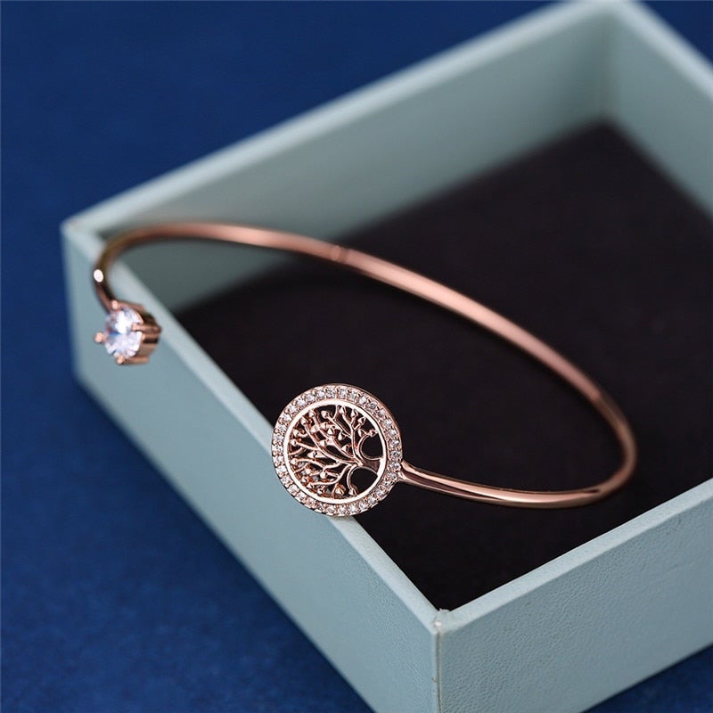 Klassisk Justerbar Livets Träd Armband – Gaia