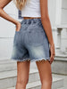 Punk Rock Denim Shorts – Slim och Trendig
