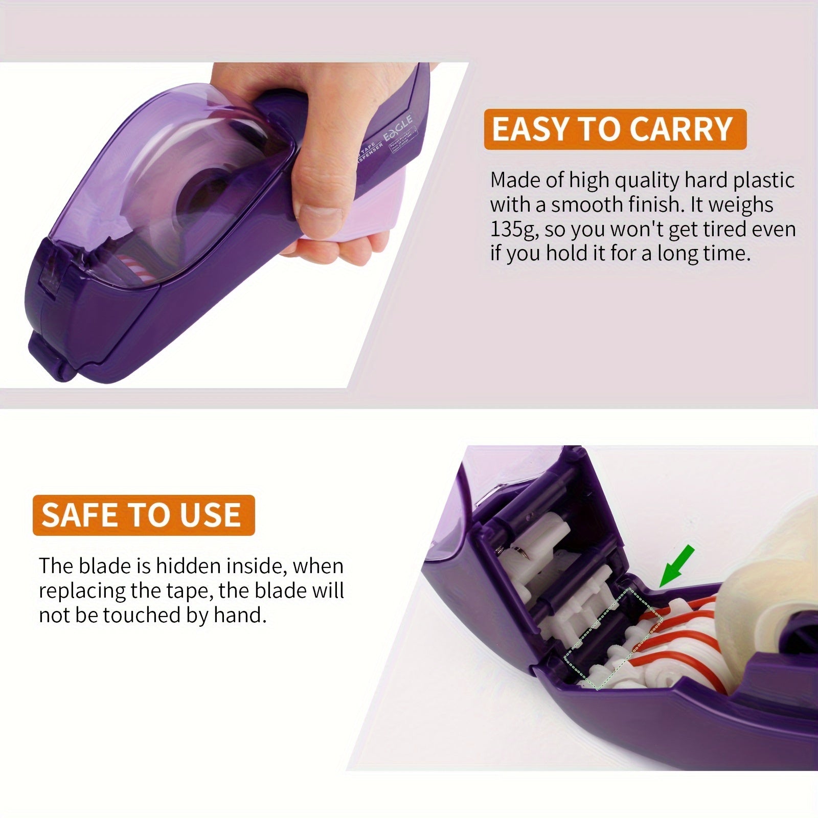 QuickSeal Tejpdispenser – Super Snabb Tejpning med En Hand