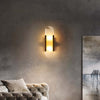 Modern Vägglampa - Alabaster & Metall