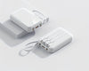 Ultimat Bärbar Power Bank 10000mAh - Snabbladdning med Inbyggda Kablar