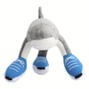 Sneaker-Bärande Plush Shark – Mjuk Tung Tung Sahur Karaktärsleksak