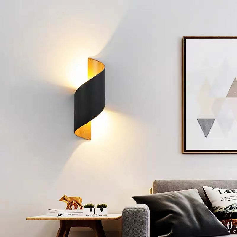 Modern Spiral LED Vägglampa - TwistLight