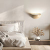 Halvrund LED Wabi-Sabi Vägglampa – ZenGlow