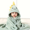 SnuggleSoft Baby Hooded Towel – Snabbtorkande & Ultra Mjuk