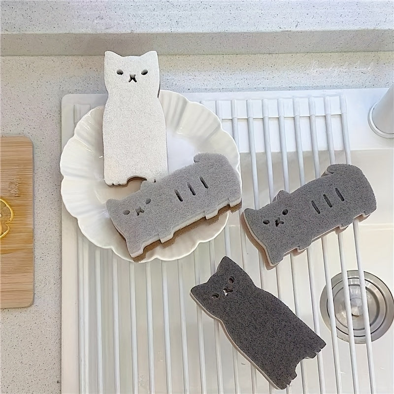 Purrfect Clean Katt Svamp Set – Hållbar, Söt och Super Funktionell
