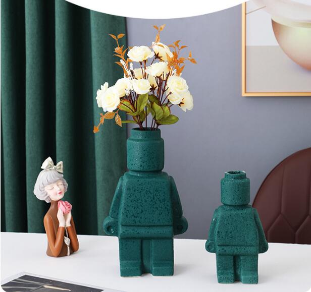 Robotväxter i keramik - BrickBotanica