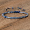Flätad Armband med 2.4 mm Naturstenpärlor – Seraphina