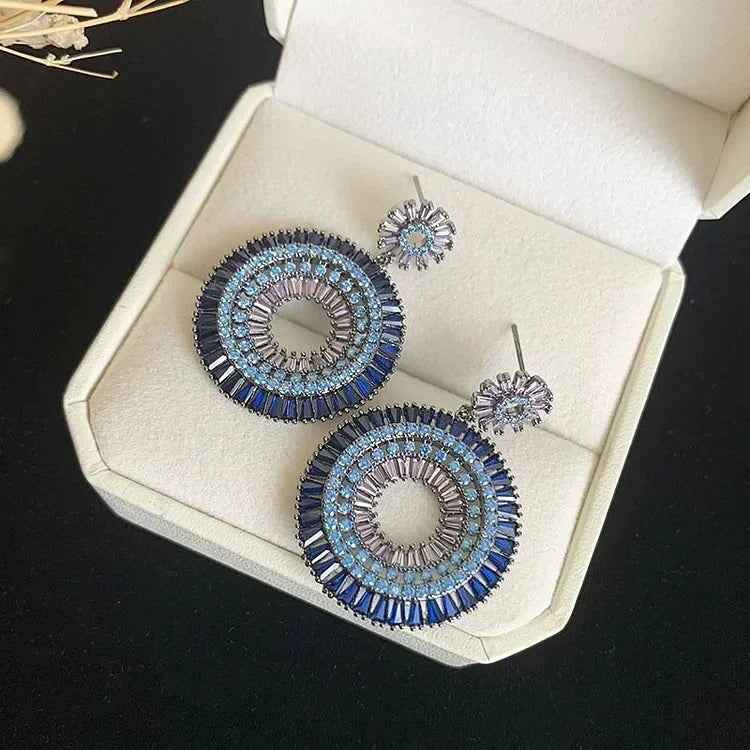 Silver Evil Eye Earrings – Layla