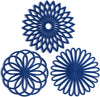 Set med 3 silikonunderlägg: Värmebeständiga värmeplattor