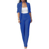 Trendy Dam Blazer Set - Quina