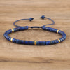 Flätad Armband med 2.4 mm Naturstenpärlor – Seraphina
