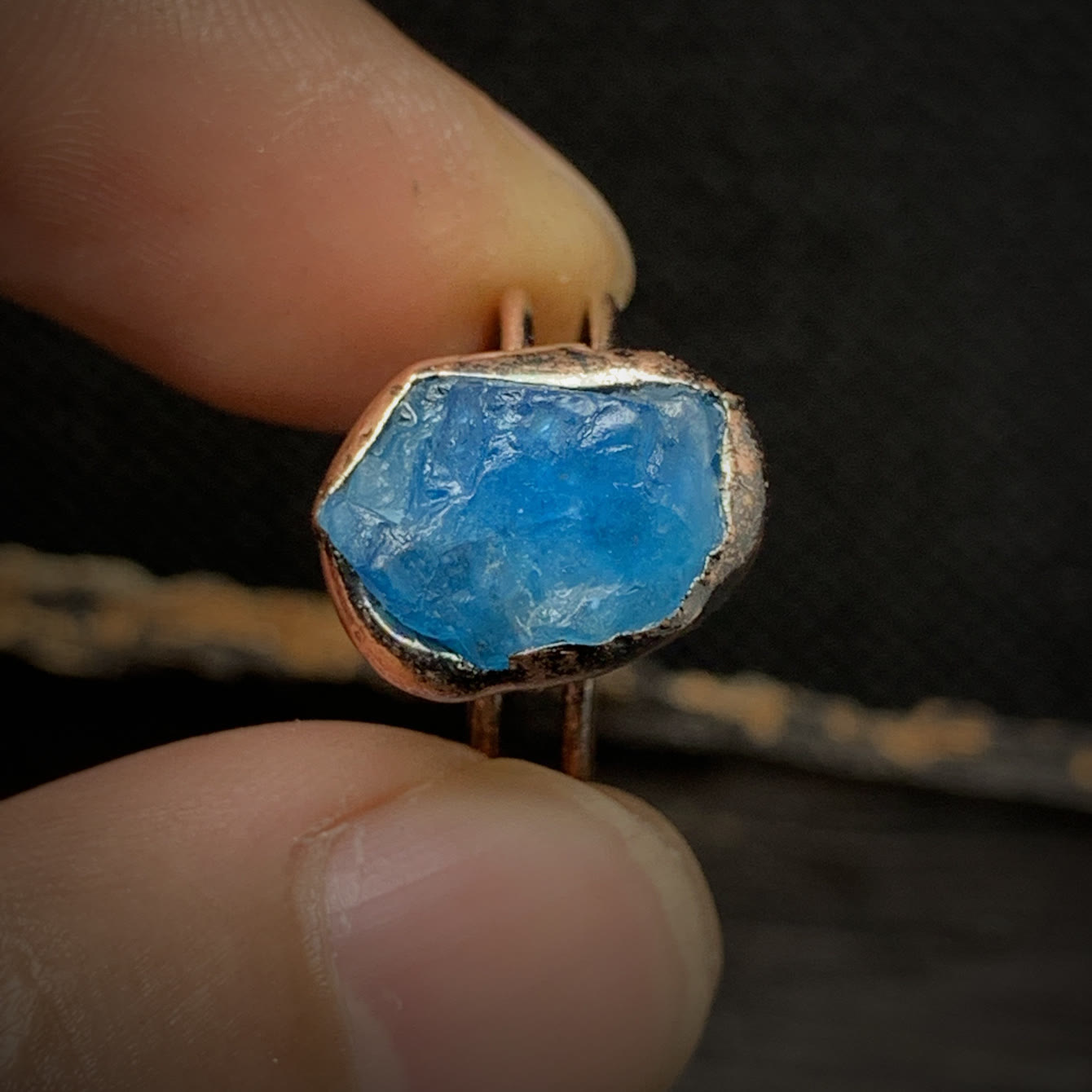 Naturlig råsten födelse ring – Selina