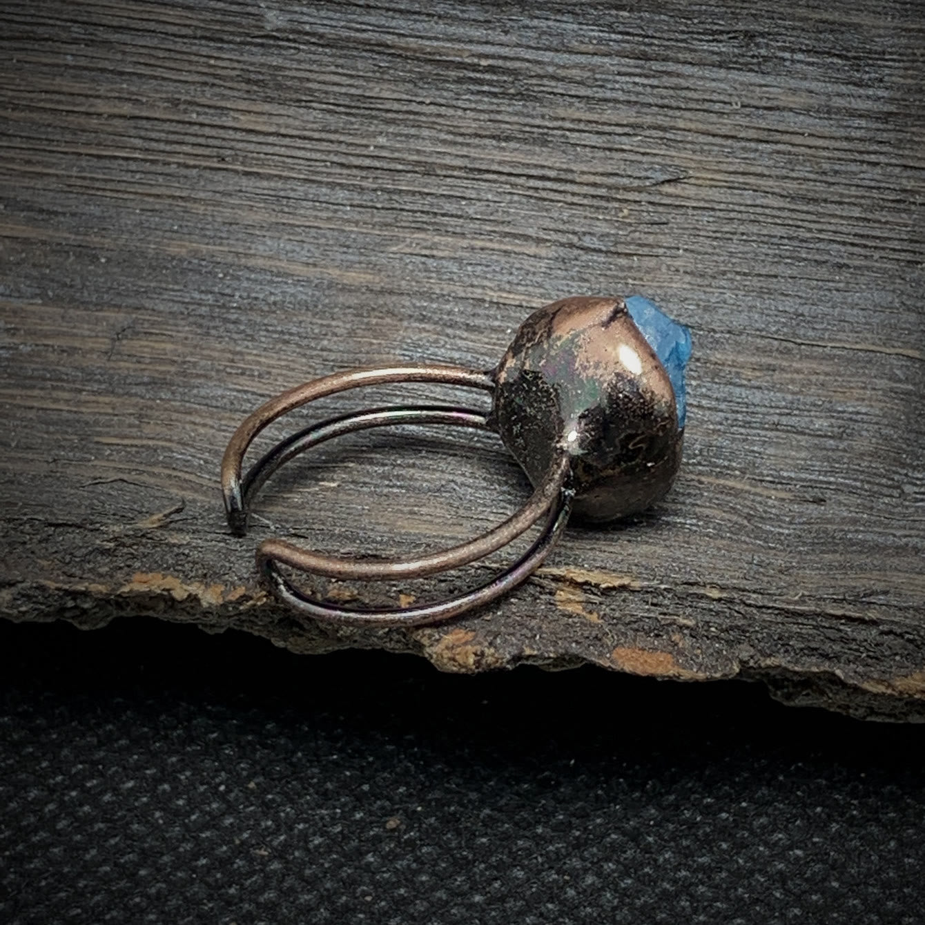 Naturlig råsten födelse ring – Selina