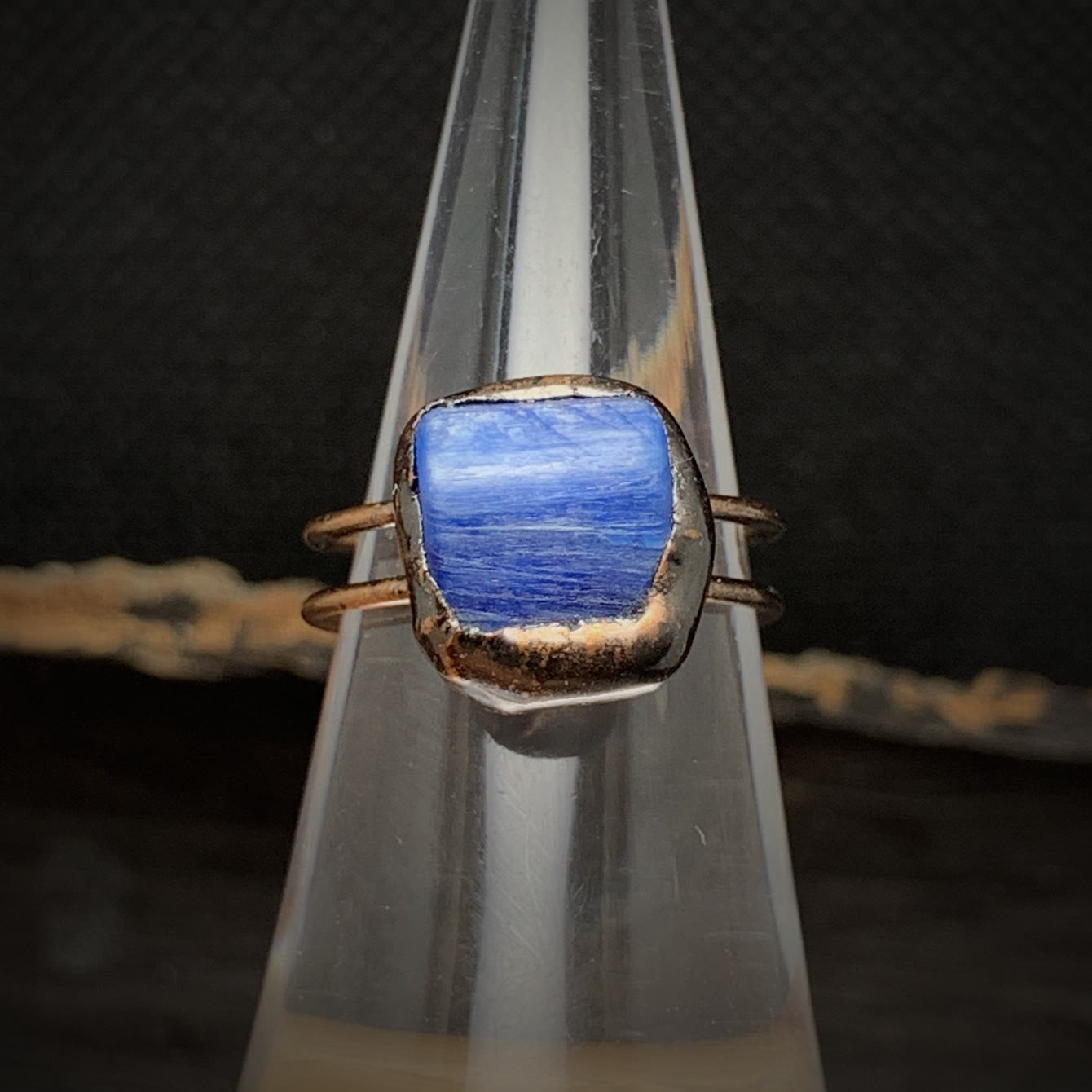 Naturlig råsten födelse ring – Selina