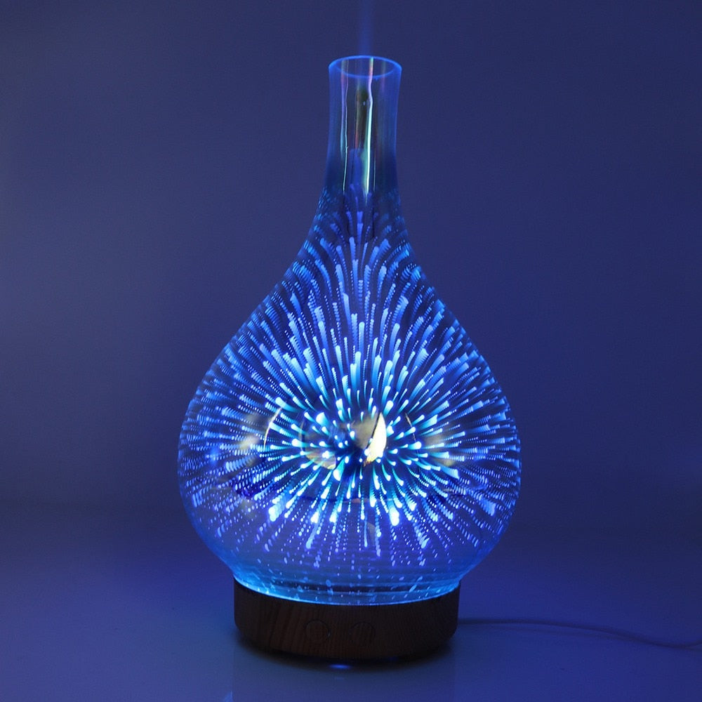 Lugnande & Atmosfär Aromaterapi Diffuser – AuroraGlow