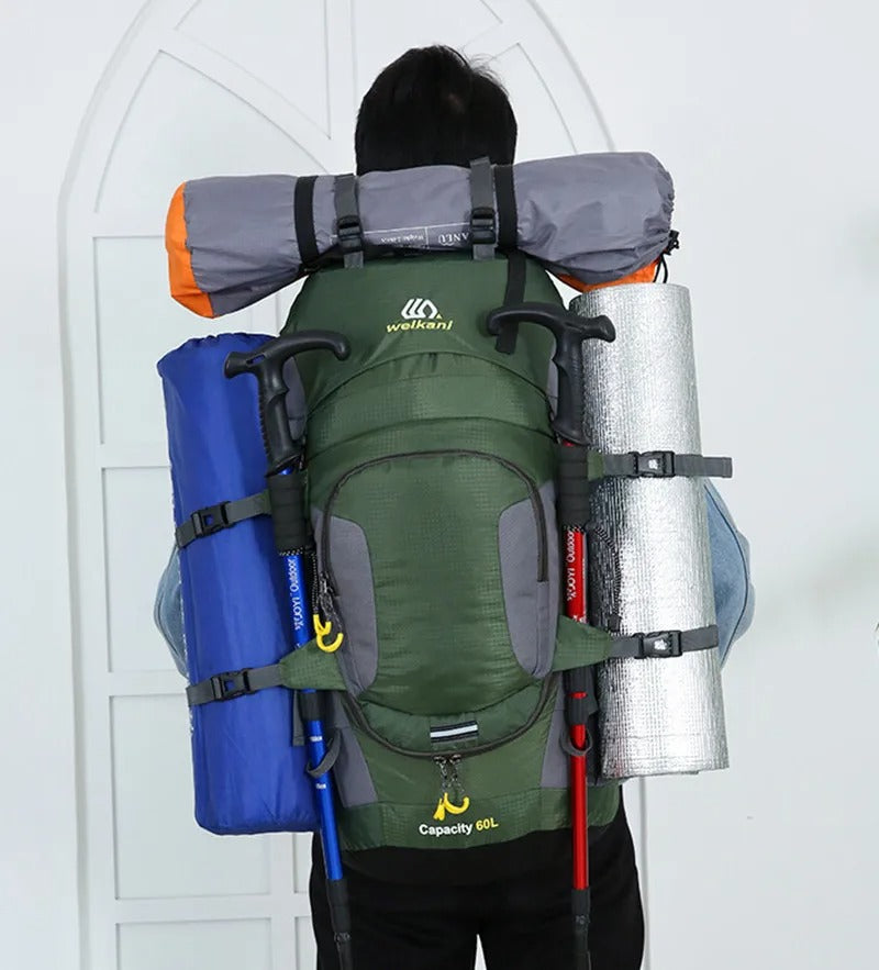 OutdoorHaven Ryggsäck - 60L - Vattentät och Hållbar