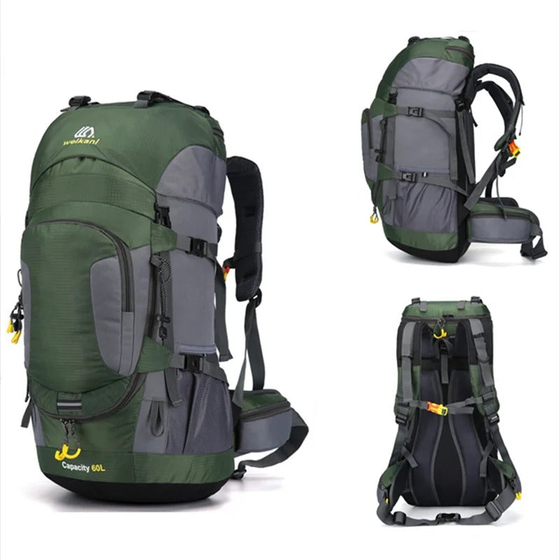 OutdoorHaven Ryggsäck - 60L - Vattentät och Hållbar