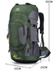 OutdoorHaven Ryggsäck - 60L - Vattentät och Hållbar