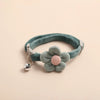 Justerbar Katthalsband med Blomma - FlowerCharm