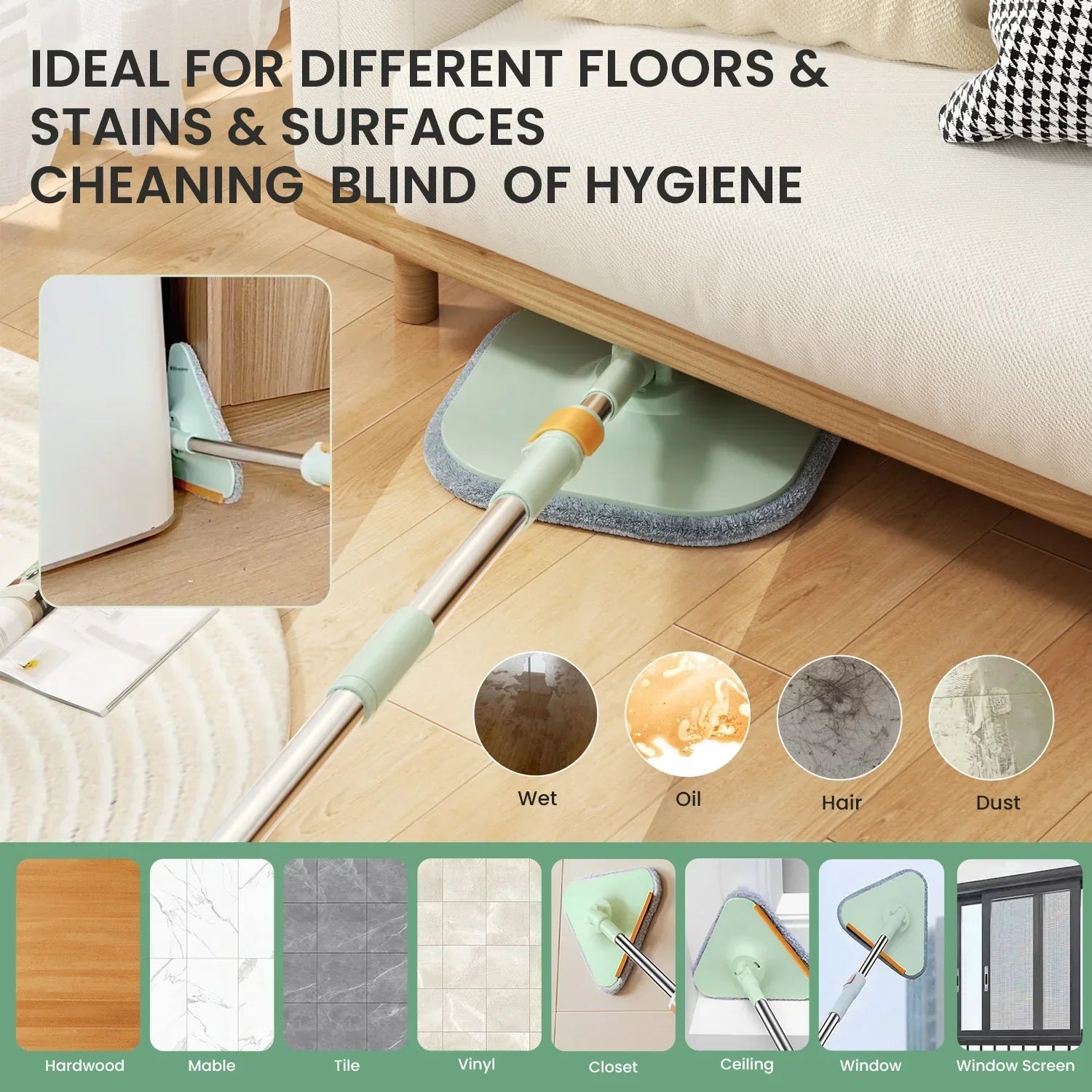 Självroterande Mopp med Hink - SpinMop