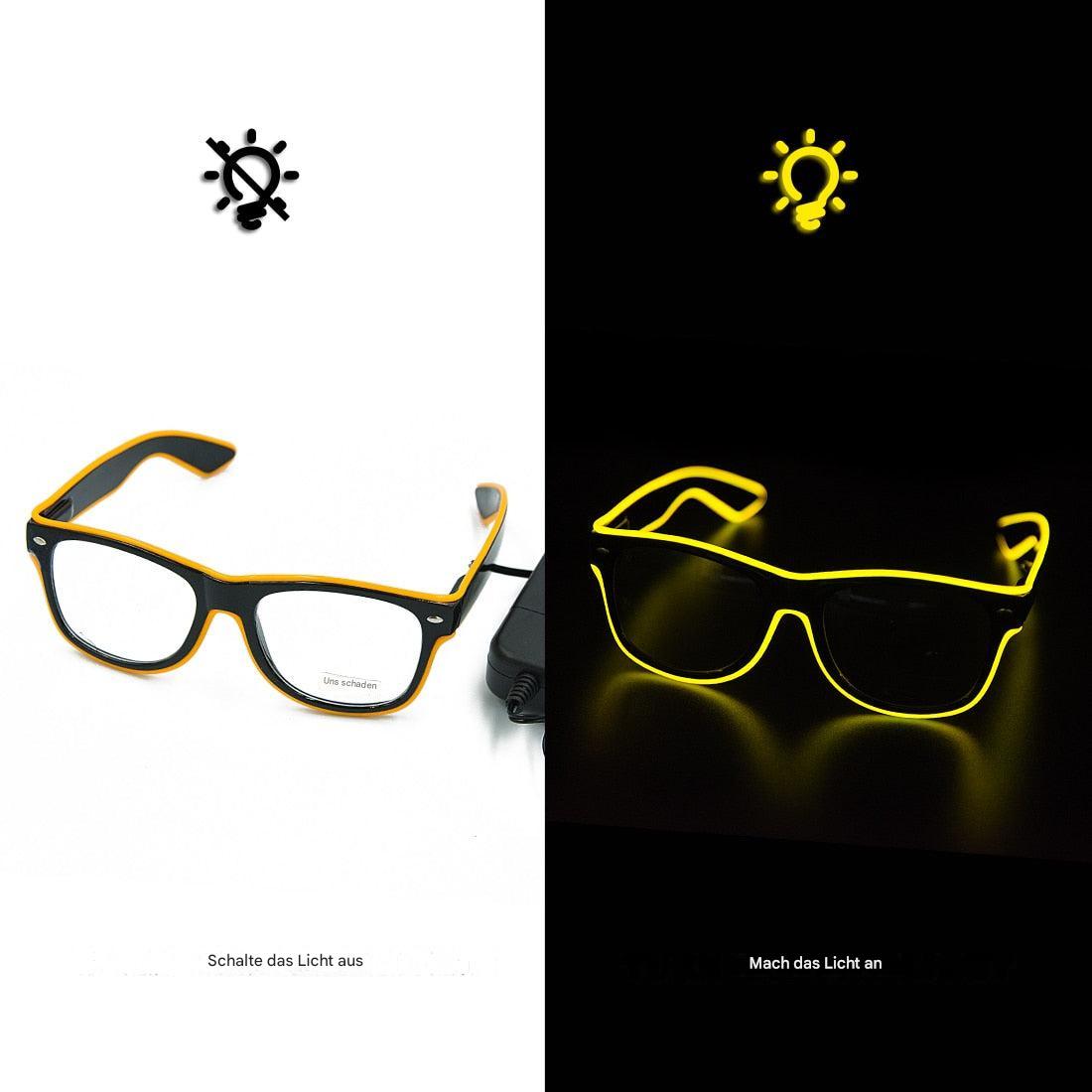 Luminösa Neon Glasögon - LumaGlow