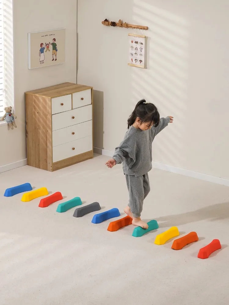 Färgglada Balansstenar – BalanceFun