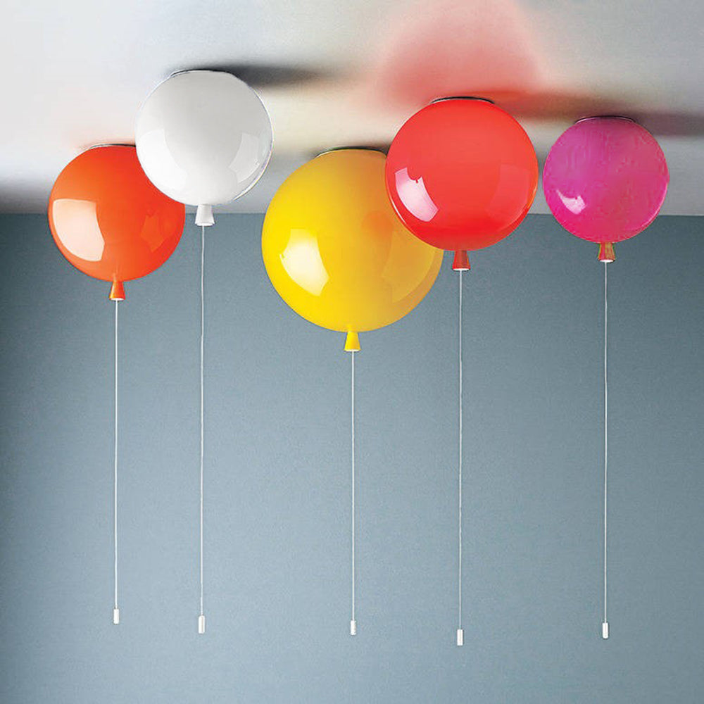 Kompakt Modern LED Ballong Taklampa – AuraLite