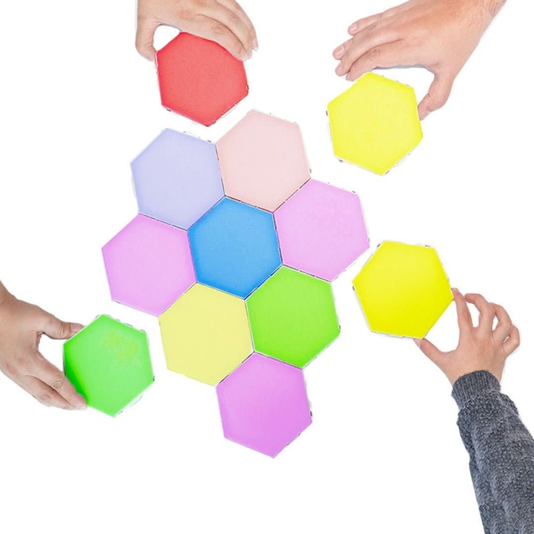 Interaktiv hexagonal belysning – GlowHex