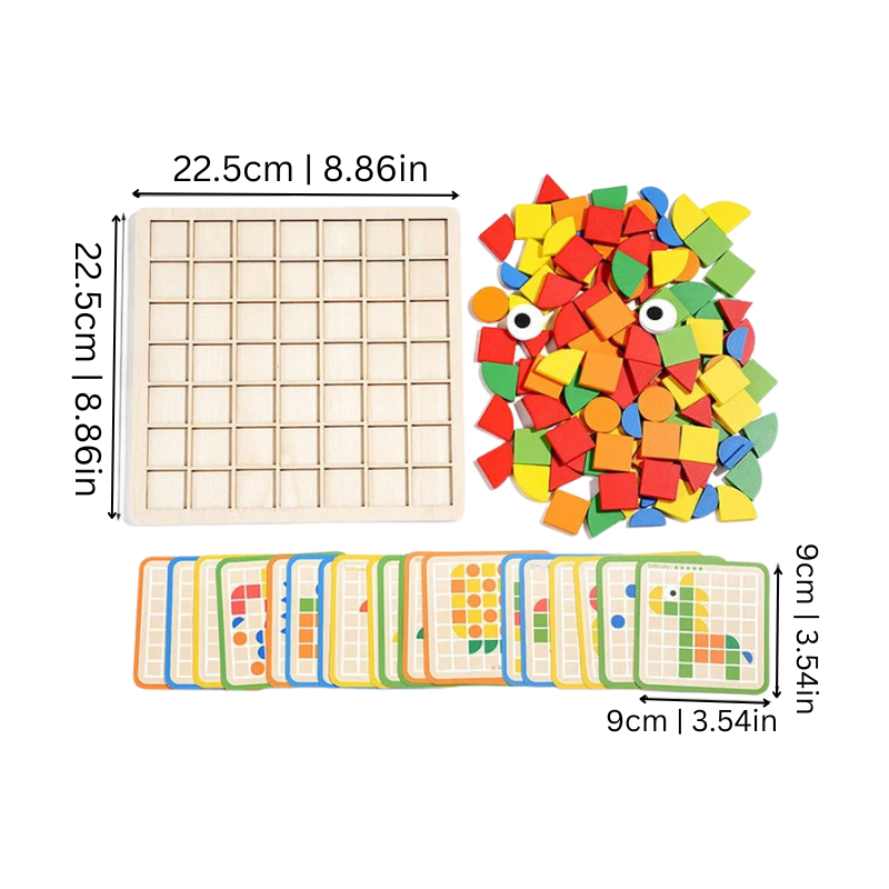 Träpussel för Småbarn - EcoPuzzle