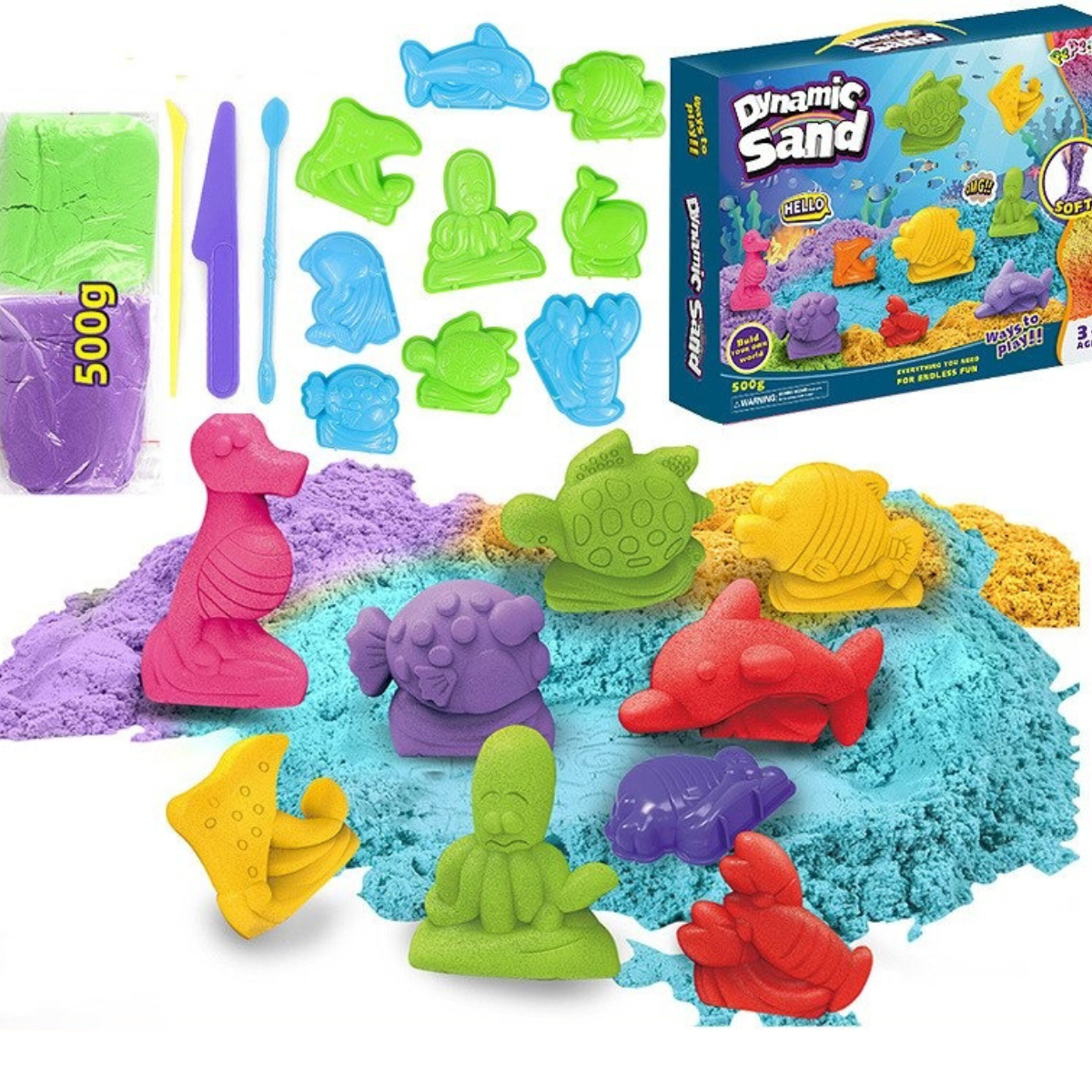Kinetisk Sand Lekset – CreativeSand