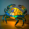 Konstnärlig Glas Mosaik Djur Lampa – Färg och Atmosfär i Hemmet