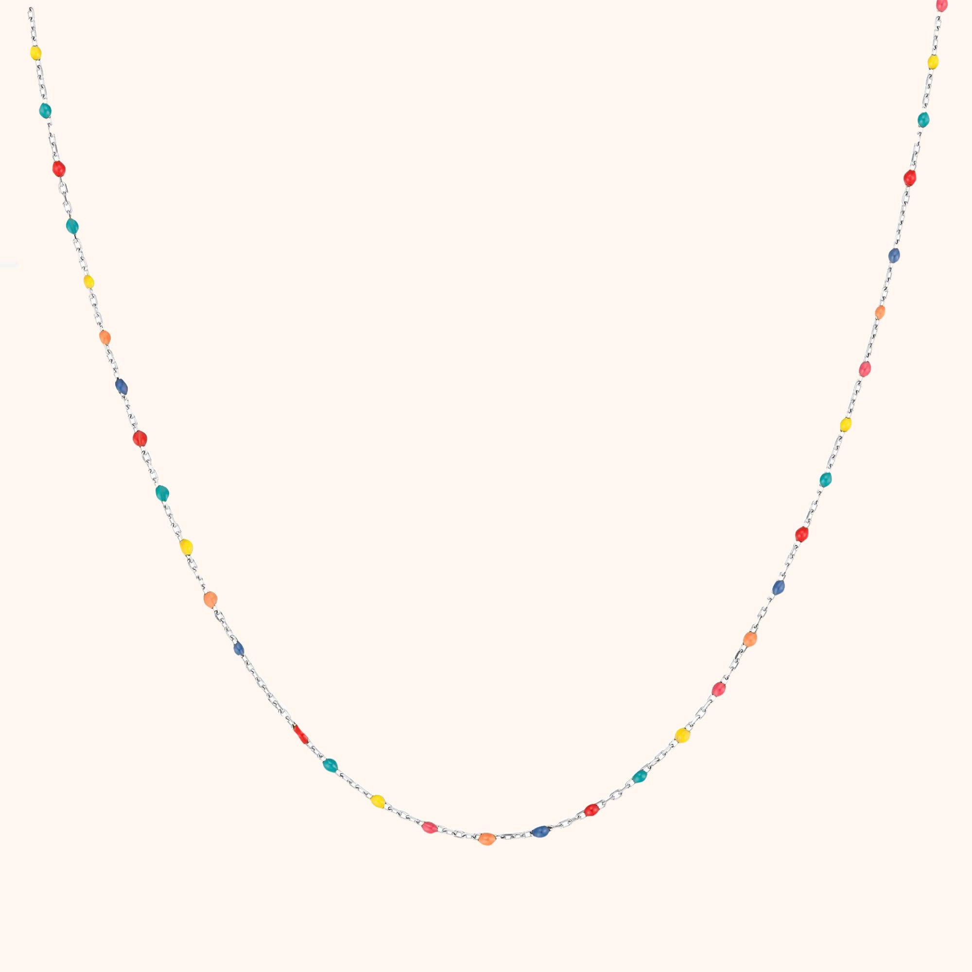 Stilig Regnbågs Halsband – Iris